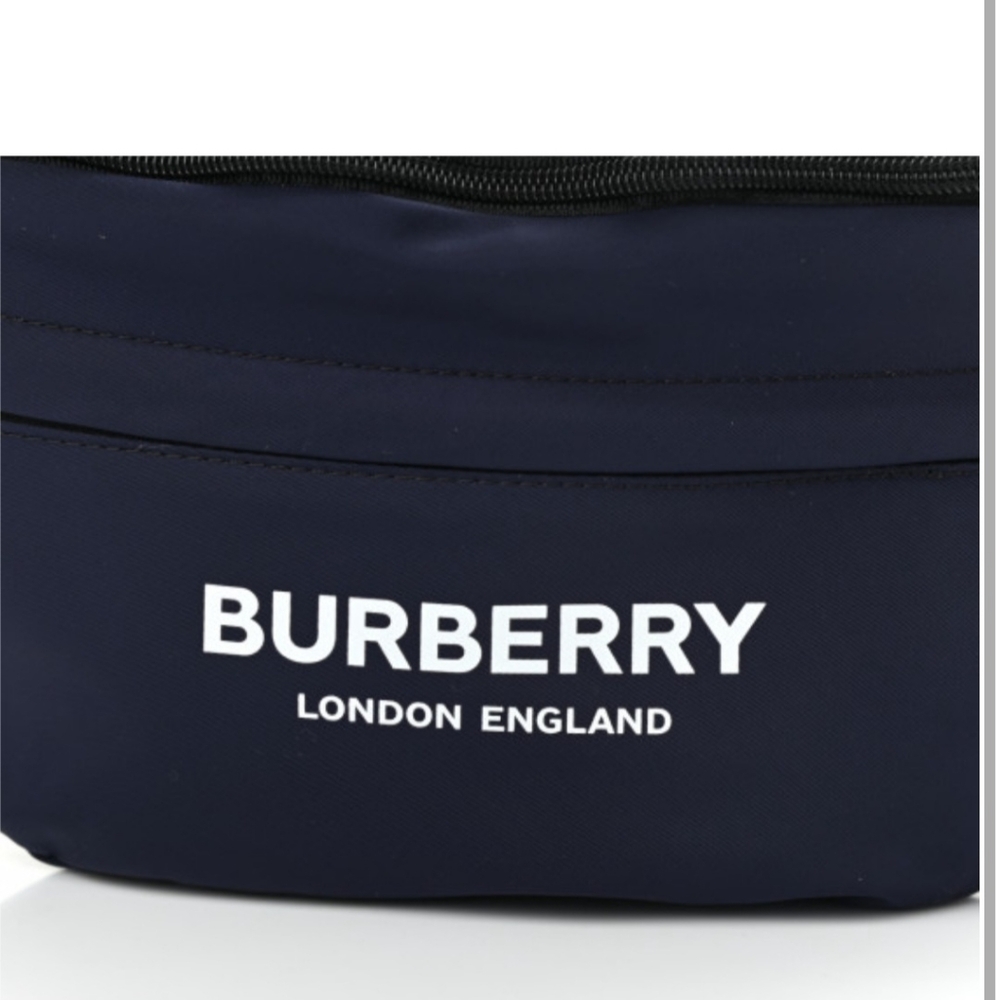 Burberry Nylon Rex Convertible Backpack Bum Bag Blue Green - Picture 10 of 10